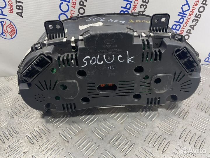 Панель приборов Hyundai Solaris I (2010–2014)