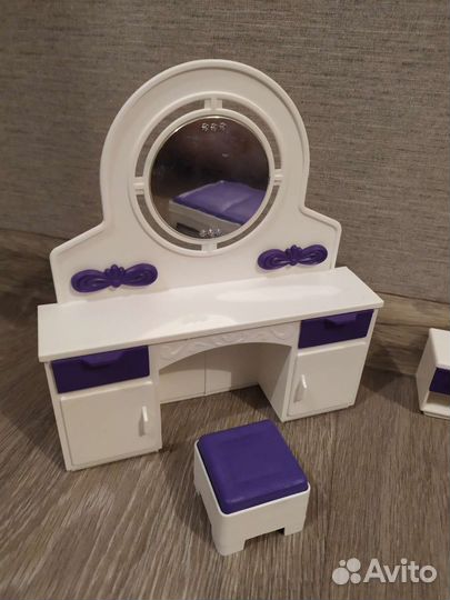 Мебель для кукол кровать спальня