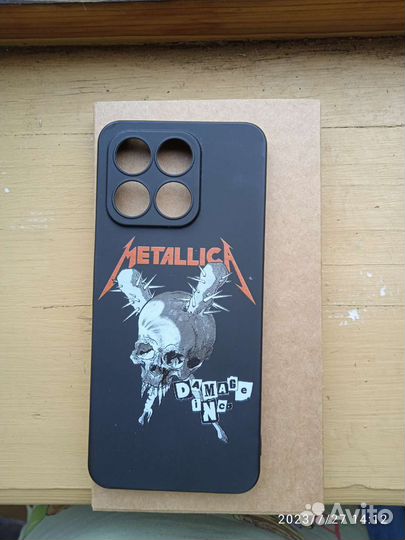 Чехол на Honor x8A Metallica