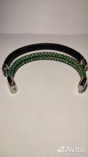 Кожаный браслет мужской