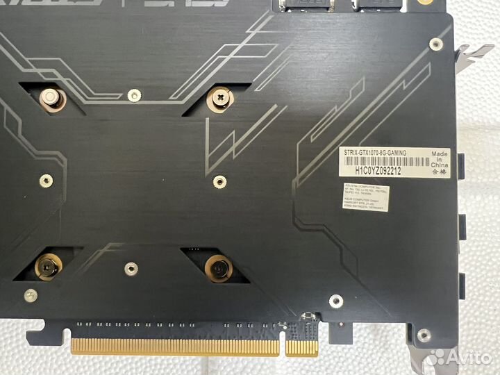 Видеокарта asus geforce gtx 1070