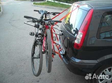 Велоплатформа на заднюю дверь