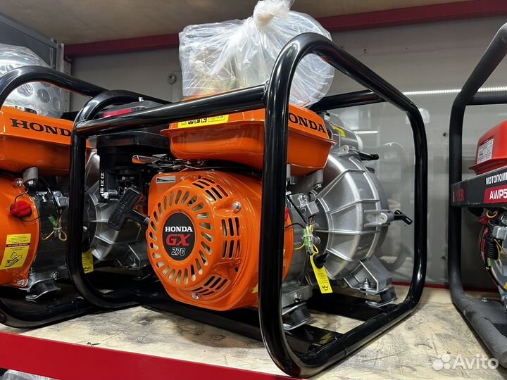 Мотопомпа для грязной воды Honda AWP80 1360л