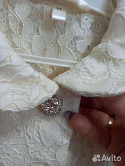 Пиджак для девочки размер 98