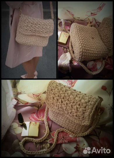 Сумки из трикотажной пряжи