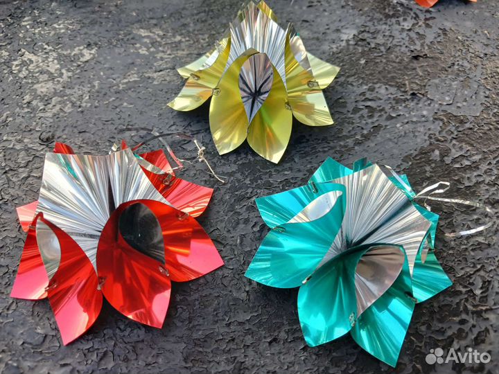 Бронь Советские елочные игрушки из фольги