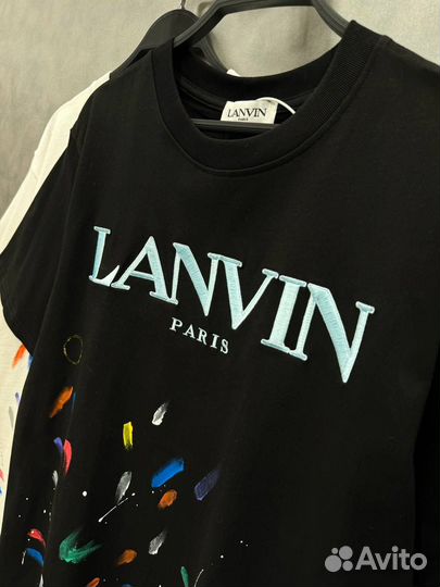 Футболка Lanvin оверсайз (хит 2025)