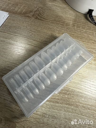 Гелевые типсы для наращивания ногтей (квадрат)