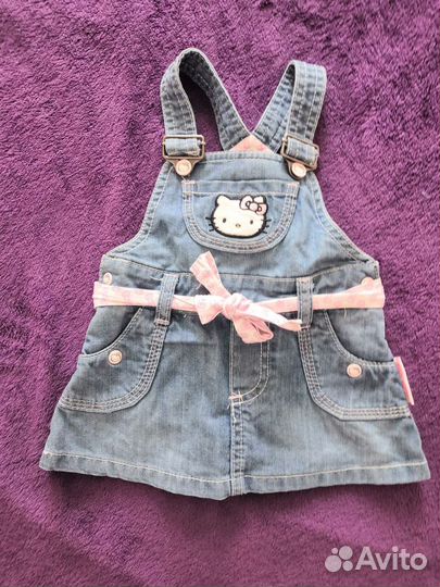 Вещи на девочку пакетом 68-74