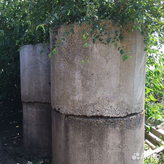 Клей для пеноблока, Бетонные кольца