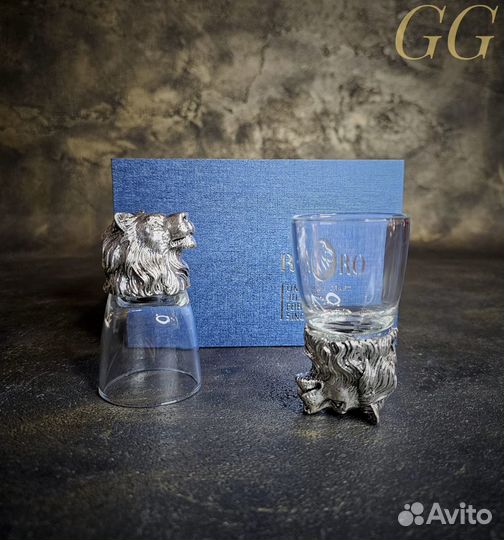 Рюмки перевертыши лев