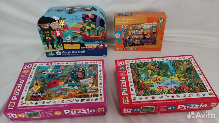 Пазлы ravensburger, castorland и др