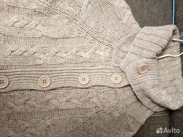 Кардиган пончо