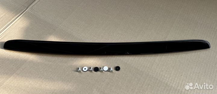 Планка капота (сабля- black ) Лачетти/Lachetti