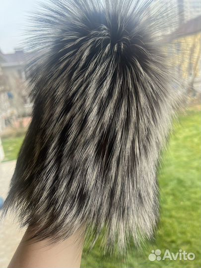 Шапка из песца женская