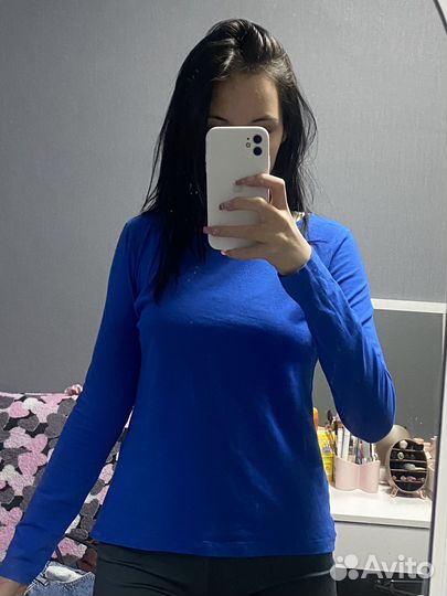 Лонгслив/Водолазка синяя