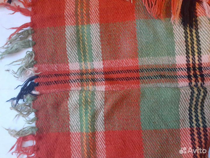 Плед одеяло 147 на 215 шерсть