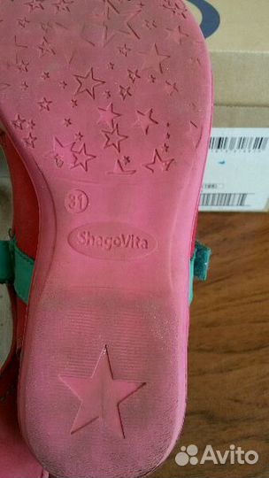 Летние туфли для девочки