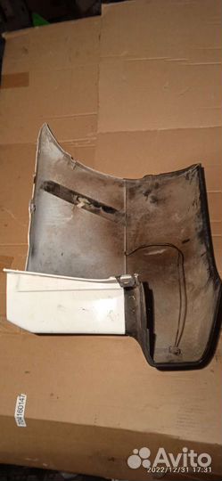 Бампер задний левый Fiat Doblo 2005-2015