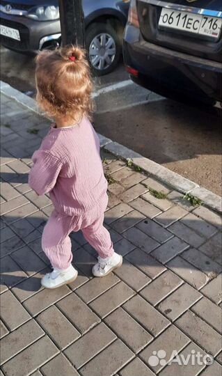 Костюм из муслина для девочки