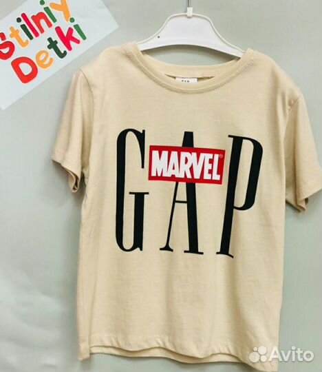 Новый детский костюм Zara футболка и шорты Marvel