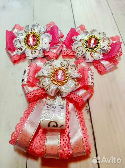 Школьные наборы и бантики ручной работы