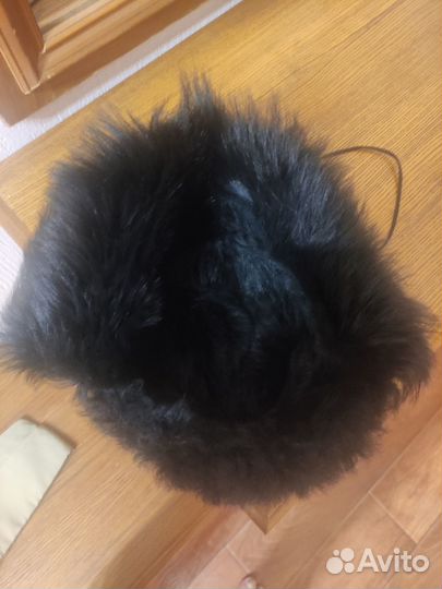 Шапка зимняя из натуральной кожи