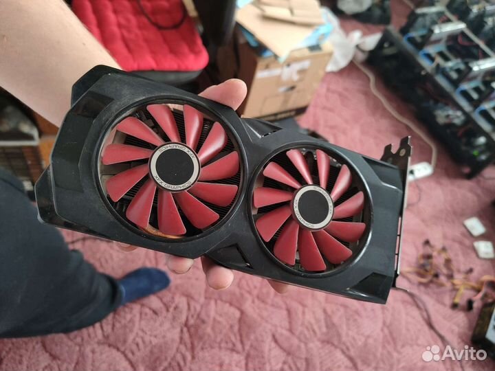 Риг на 8 rx580 8gb