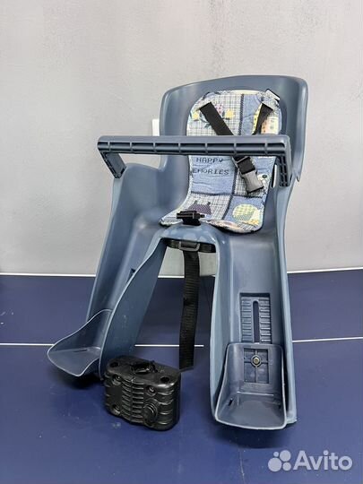 Детское кресло для велосипеда на раму