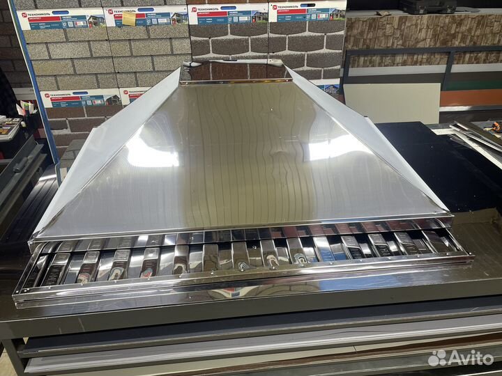 Зонт вытяжной для мангала в беседке PE цена за шт