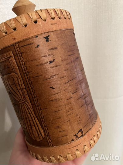 Емкость ECO береста ручная работа