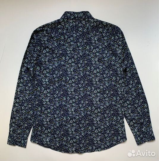 Рубашка Albam Floral Print Slim Fit L/S