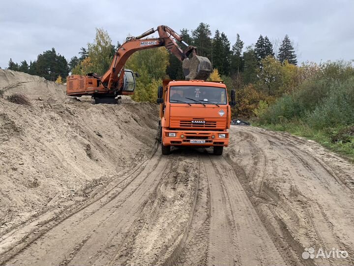 Песок 30 тонн Вывоз снега