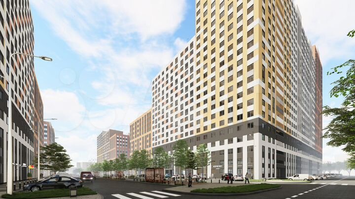 2-к. квартира, 55,8 м², 6/17 эт.