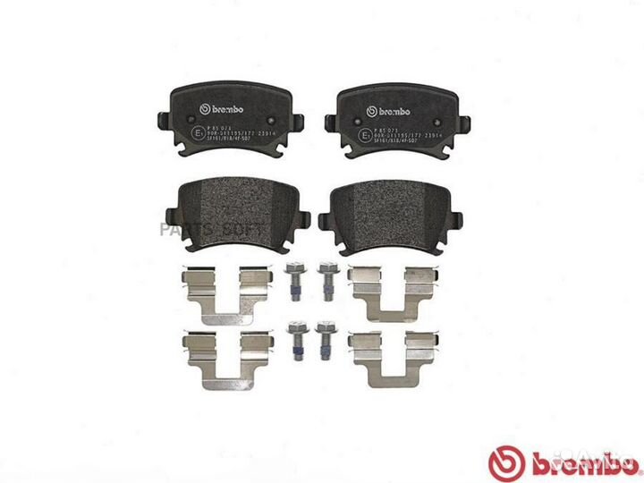 Brembo P85073 Колодки зад VW touran 12/05-05/10
