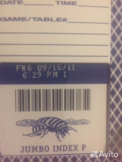 Карты Bee Bumble Bee, США, (не Китай)