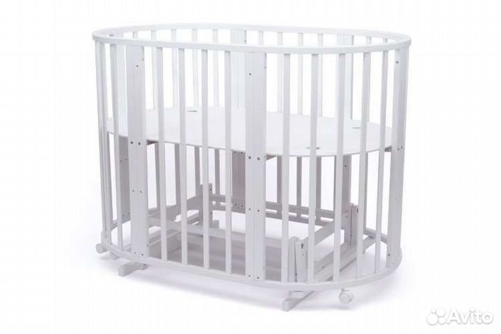 Детская кроватка 8 в 1 с маятником