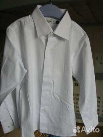 Рубашки белые на 128,152,164 и 176(2шт)