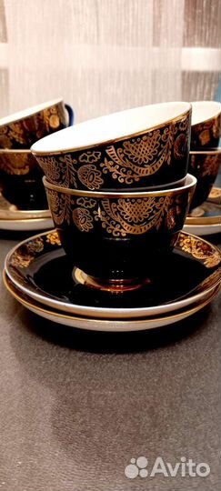 Чайные пары лфз кобальт 70-е СССР