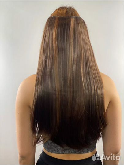 Накладные волосы на клипсах