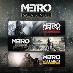 Metro saga bundle, 3 части для PS4/PS5 на русском