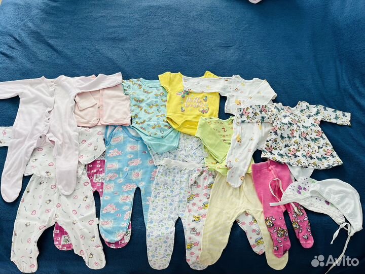 Детские вещи пакетом для новорожденного