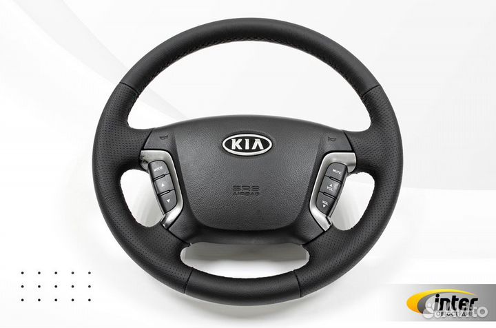 Оплетка на руль из кожи KIA Magentis