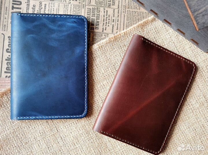 Обложна для паспорта из натуральной кожи