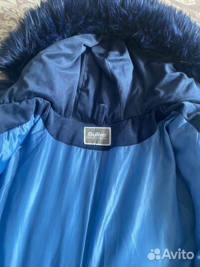 Зимний пуховик gulliver 140