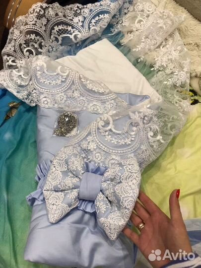 Конверт на выписку для мальчика весна осень зима