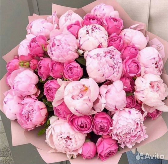 Букеты из пионов