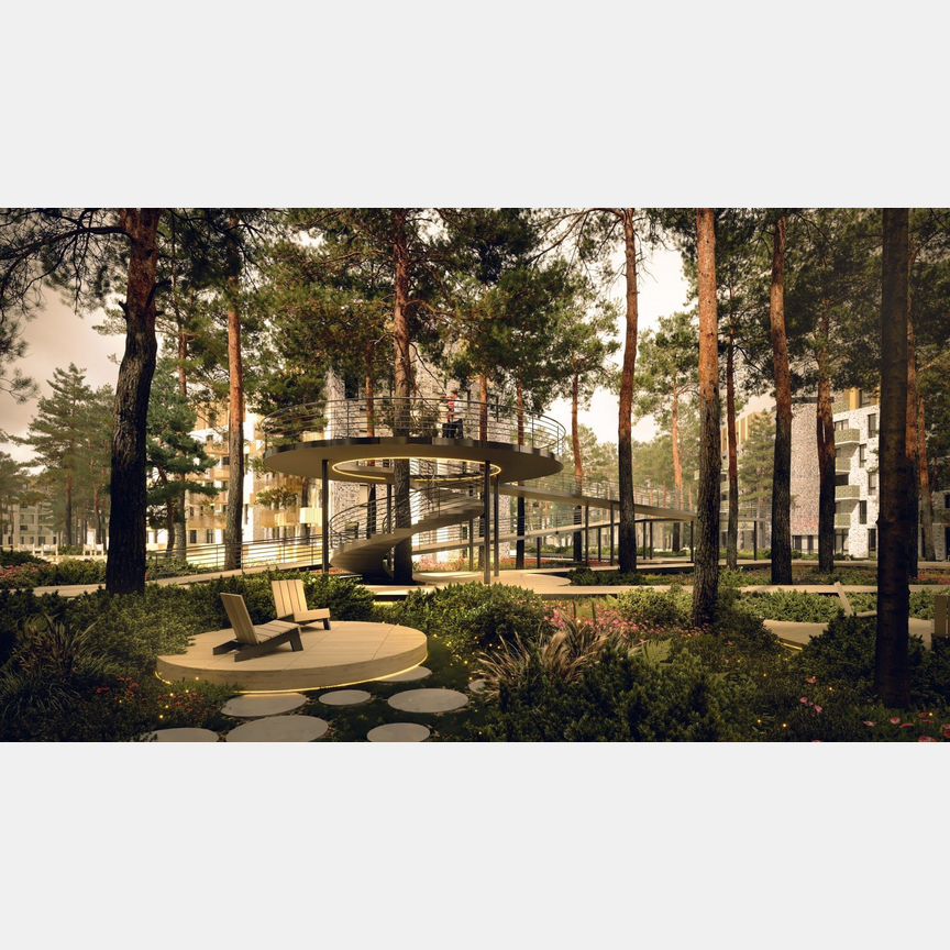 1-к. апартаменты, 46,9 м², 1/6 эт.
