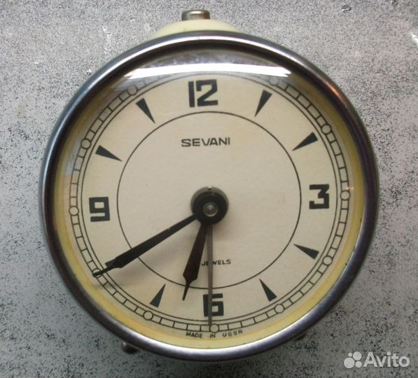 Будильник-часы механические «Севани»