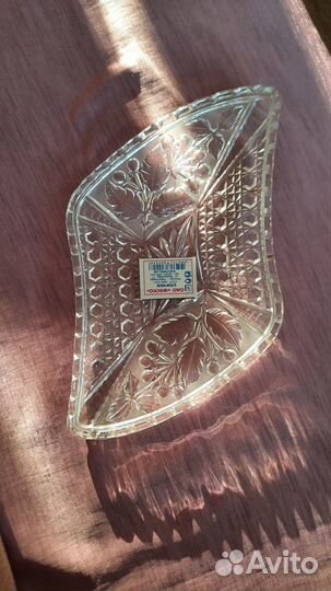 Хрустальное блюдо